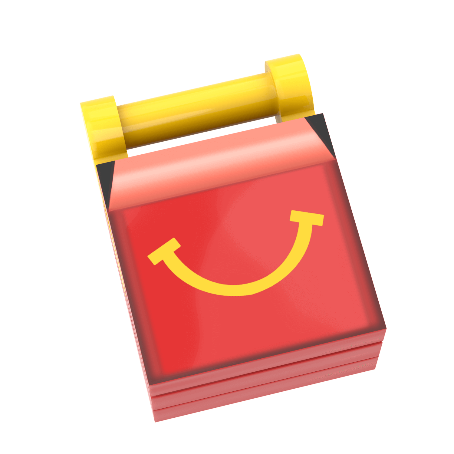 McBrick's Smile Meal - Custom Printed - Made Using LEGO® Parts